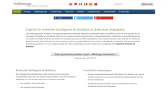 Desktop Screenshot of dataqualityapps.fr
