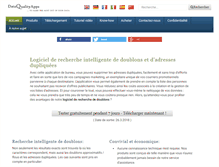 Tablet Screenshot of dataqualityapps.fr